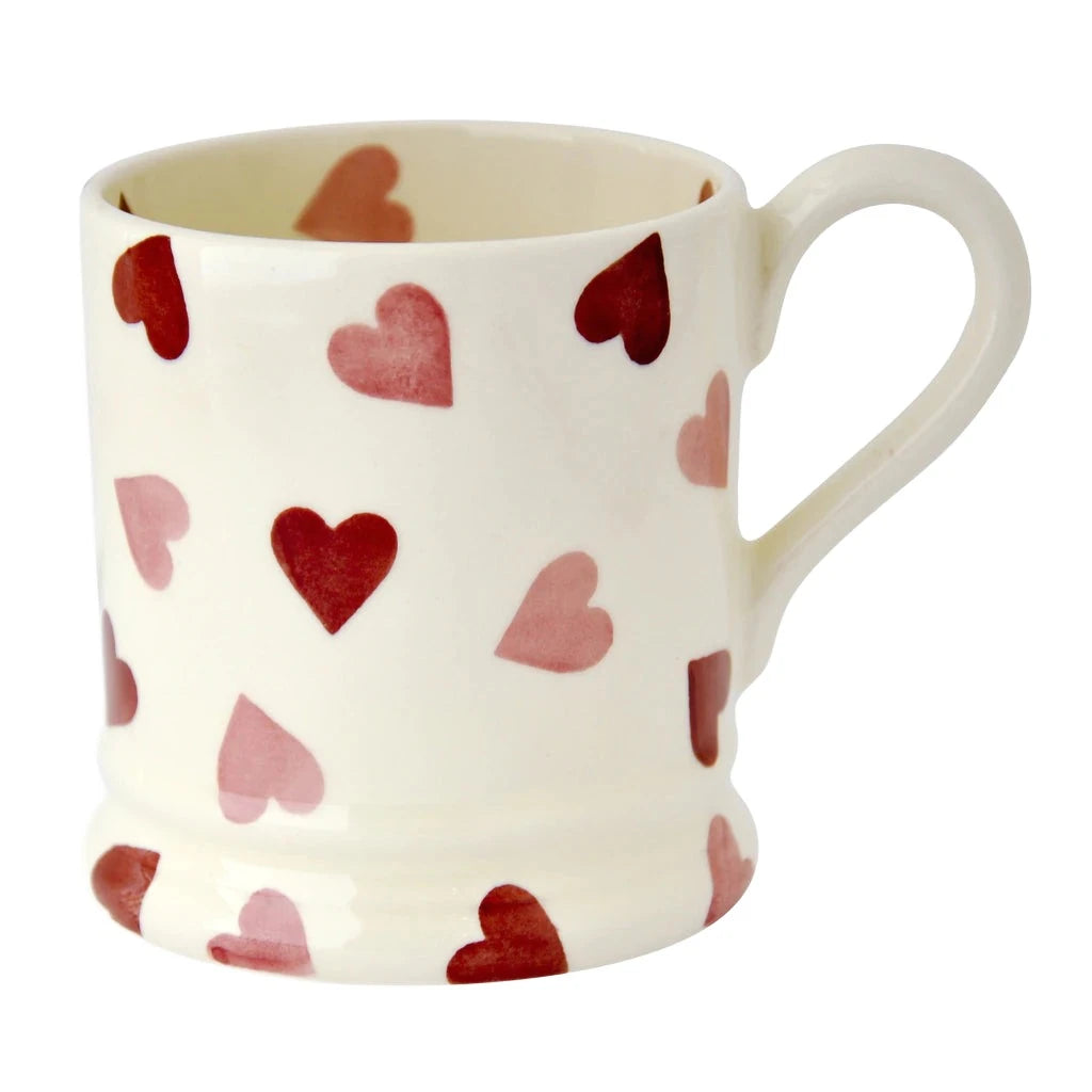Emma Bridgewater 300ml Pink Hearts Printed Mug