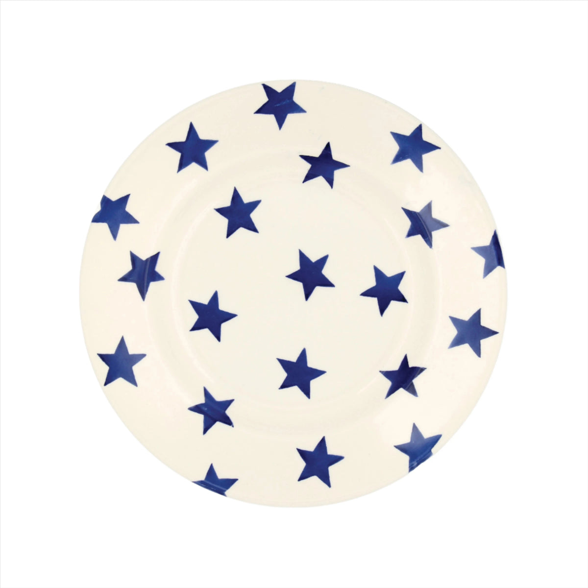 Emma Bridgewater 21.9cm Blue Star Printed Plate