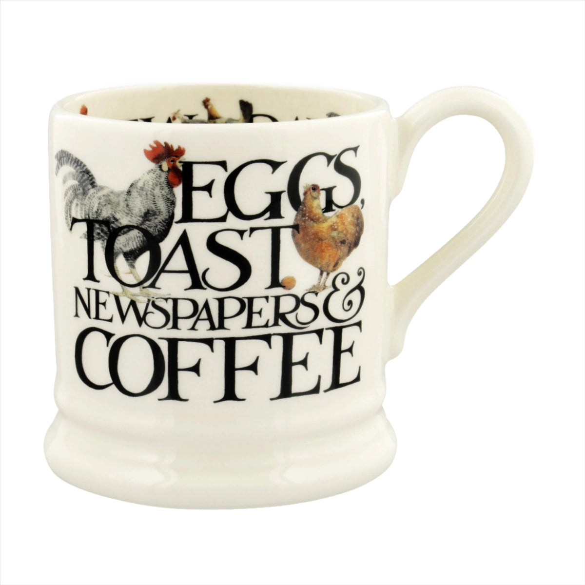 Emma Bridgewater 300ml Rise and Shine Eggs and Toast Printed Mug