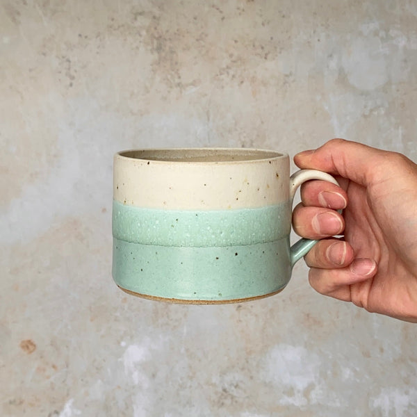 Emily Doran Pottery Short Mug - Calm Waters