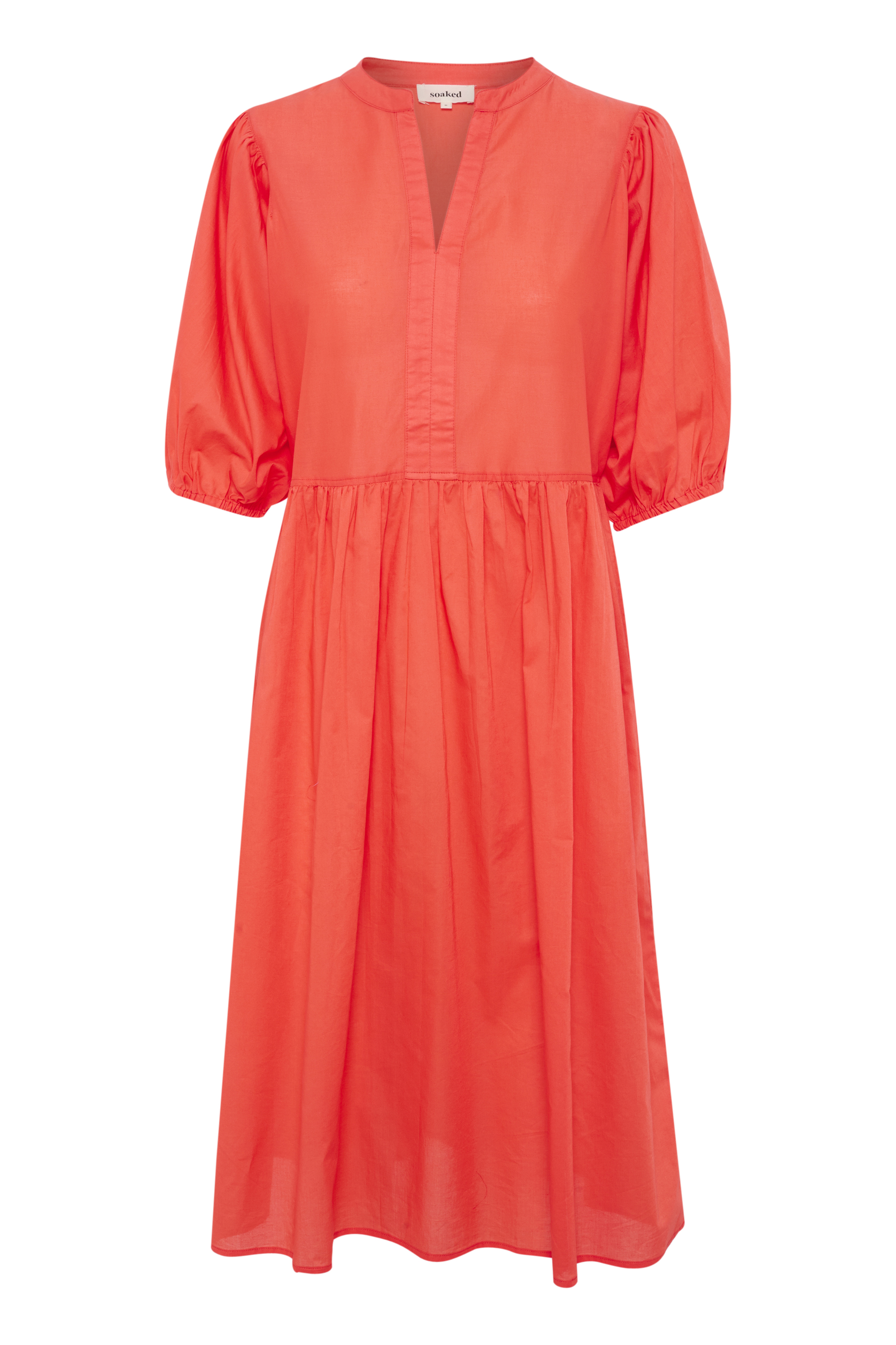 Soaked in Luxury  Hot Coral Josie Dress
