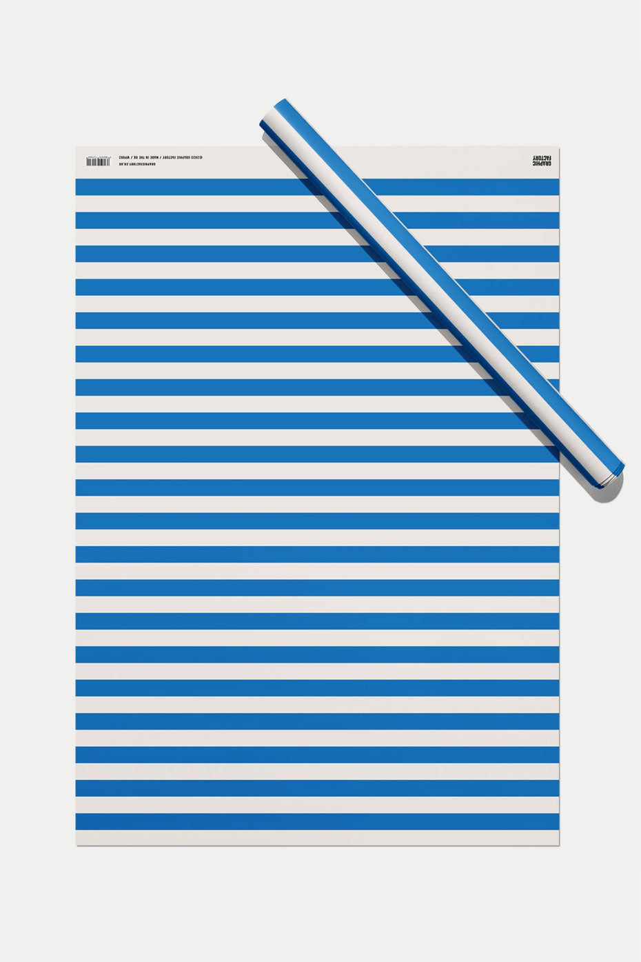 graphic  factory Blue Stripe Gift Wrap