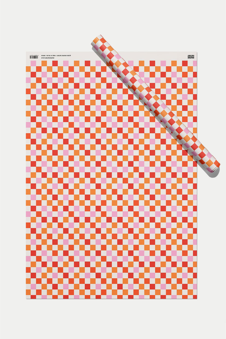graphic  factory Checkered Gift Wrap