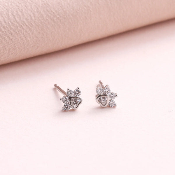 Attic Creations 'you're Pawsome' Black Cat Earrings - Silver (copy)