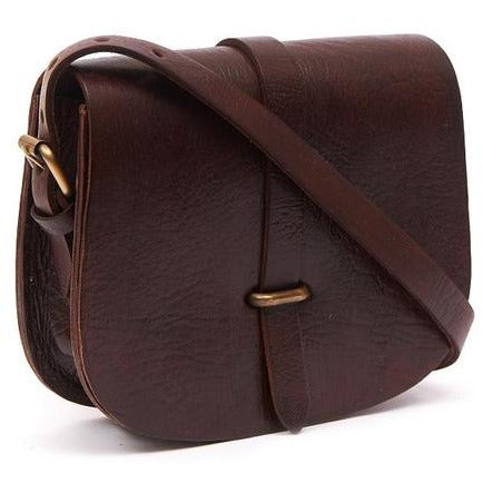 Atelier Marrakech Dark Brown Sam Loop Leather Saddle Bag