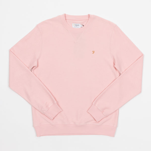 Farah Galli Twill Sweatshirt In Pink