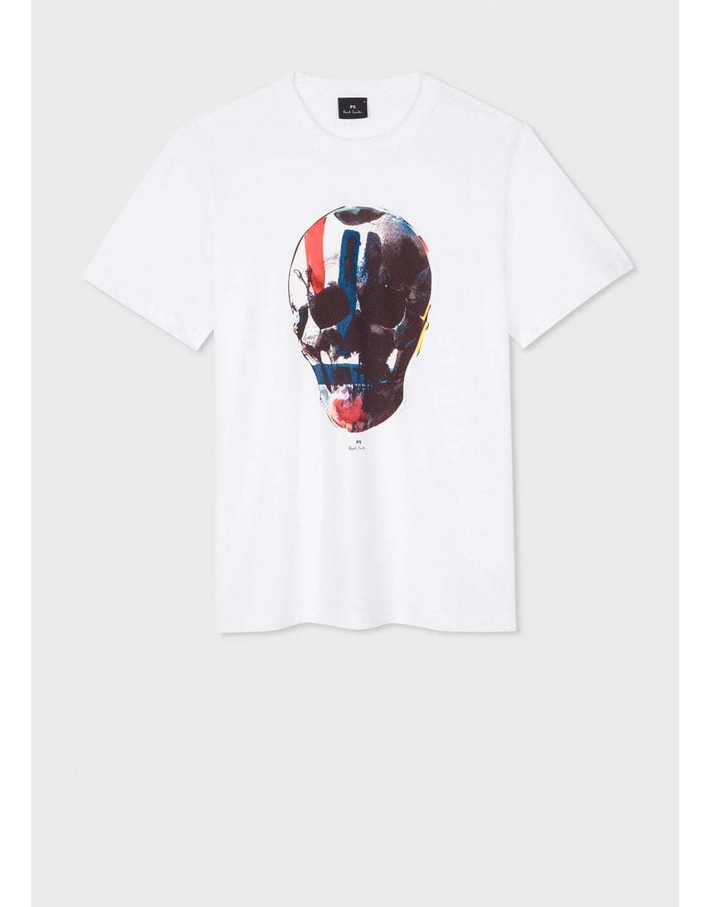 Paul Smith Paul Smith Multicolour Skull Graphic T-shirt Col: 01 White, Size: L