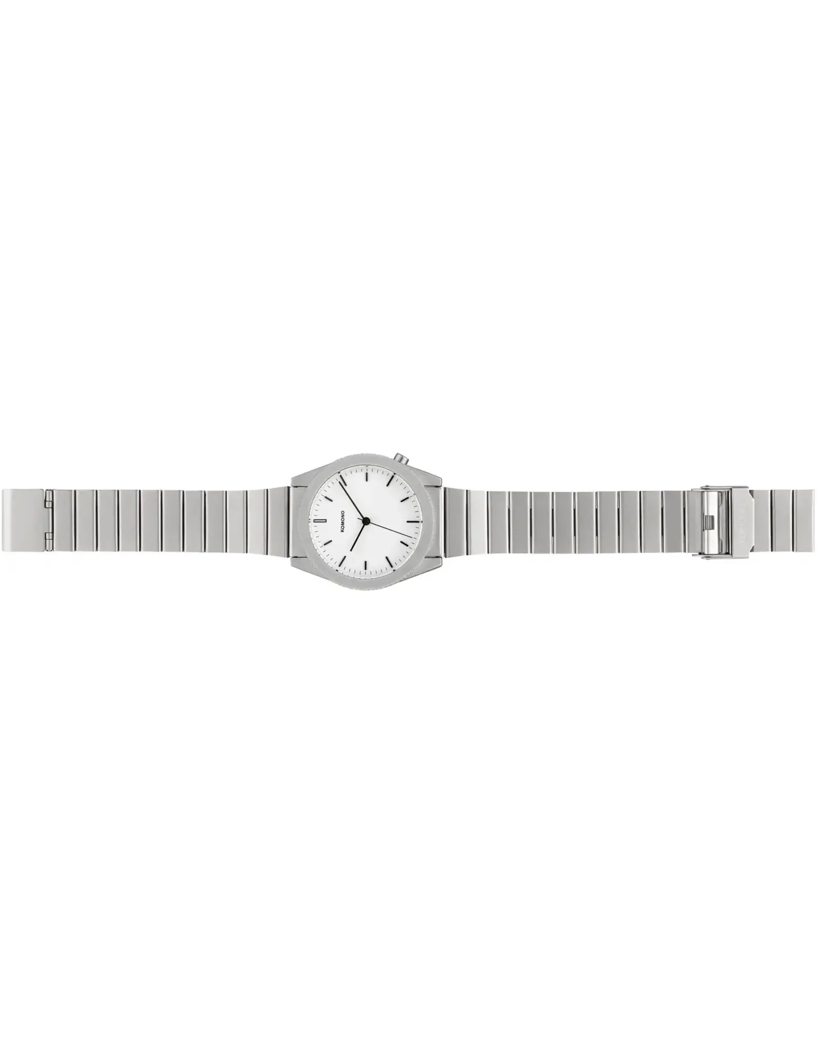 Komono Solid Silver Ray Watch