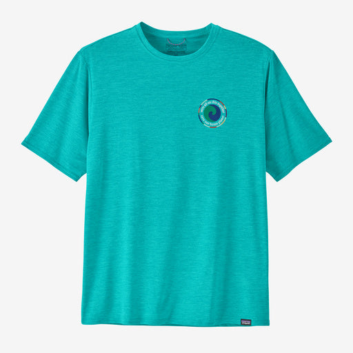 Patagonia Men's Capilene Cool Daily Graphic Shirt Unity Fitz Subtidal Blue X-dye
