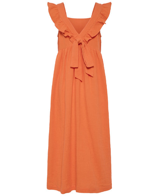 Y.A.S Vimola Dress Vermillion Orange