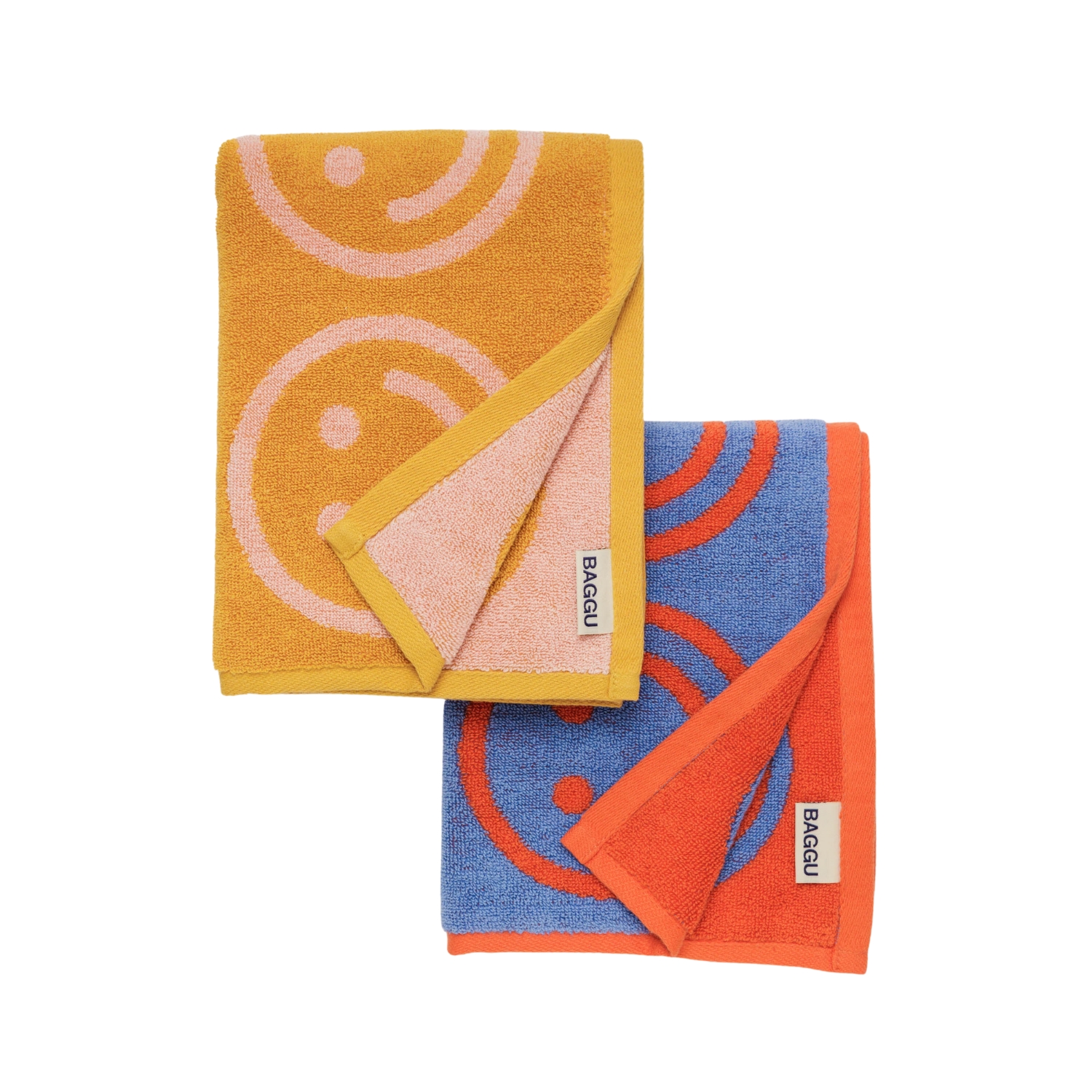 Baggu Poppy Happy Mix Hand Towel - Set of 2
