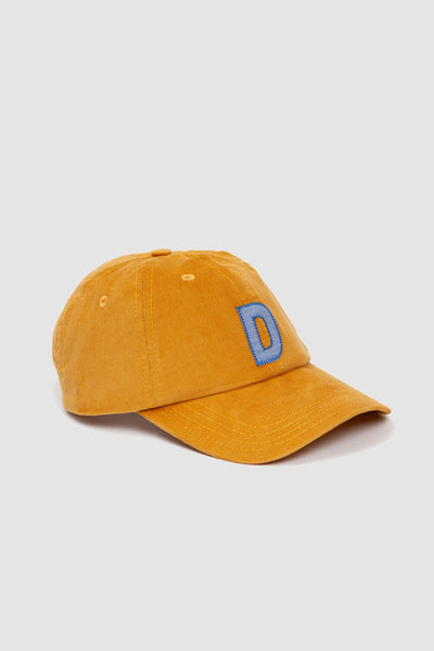 Drake's Chambray 'd' Applique Baseball Cap Yellow