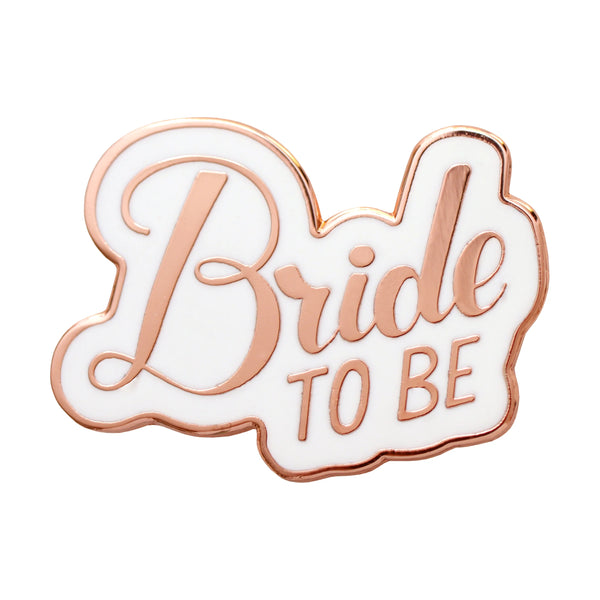 Alphabet Bags Bride To Be Enamel Pin