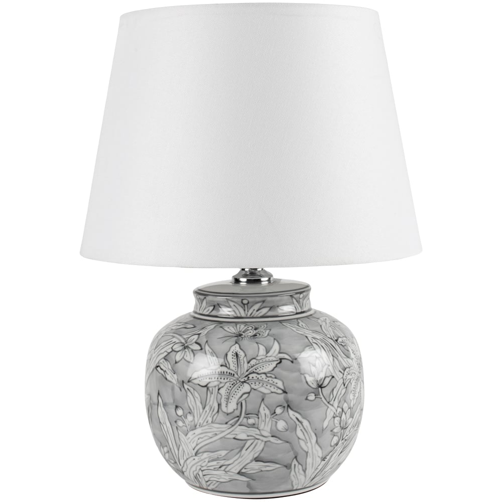 Grand Illusions Morwenna Lamp with White Shade