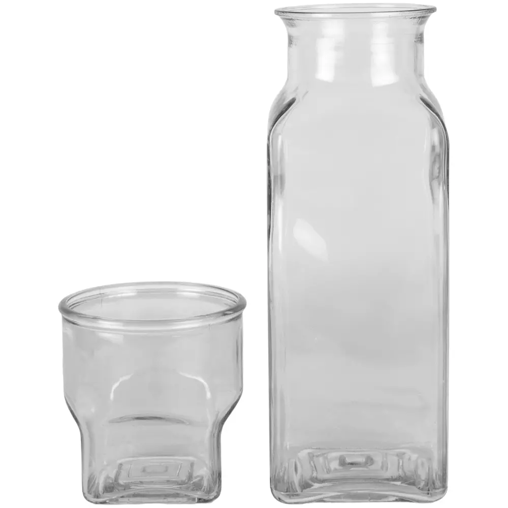 Grand Illusions Carafe and Glass Set - Clear
