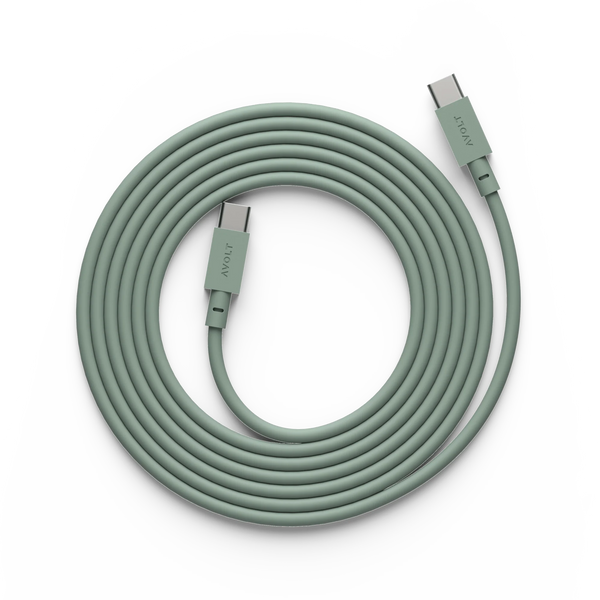 Avolt Cable 1 Oak Green Charging Cabel