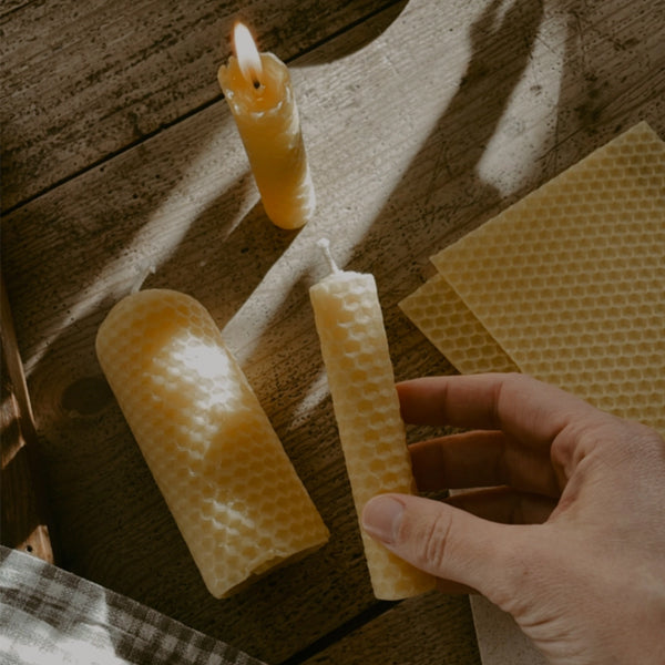 TUSKcollection Make Your Own Beeswax Candle Making Kit