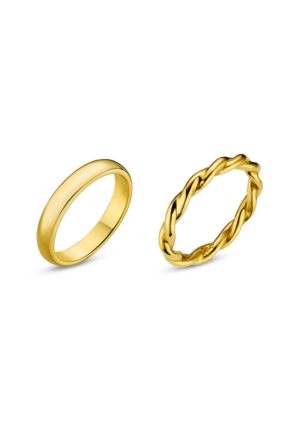 Orelia Luxe Ring Pack - Gold