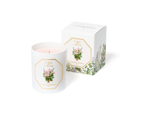 Carriere Freres Rose & Mint Scented Candle 