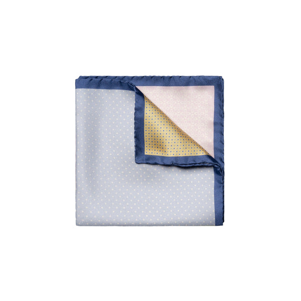 ETON - Geometric Print Silk Pocket Square 10001137121