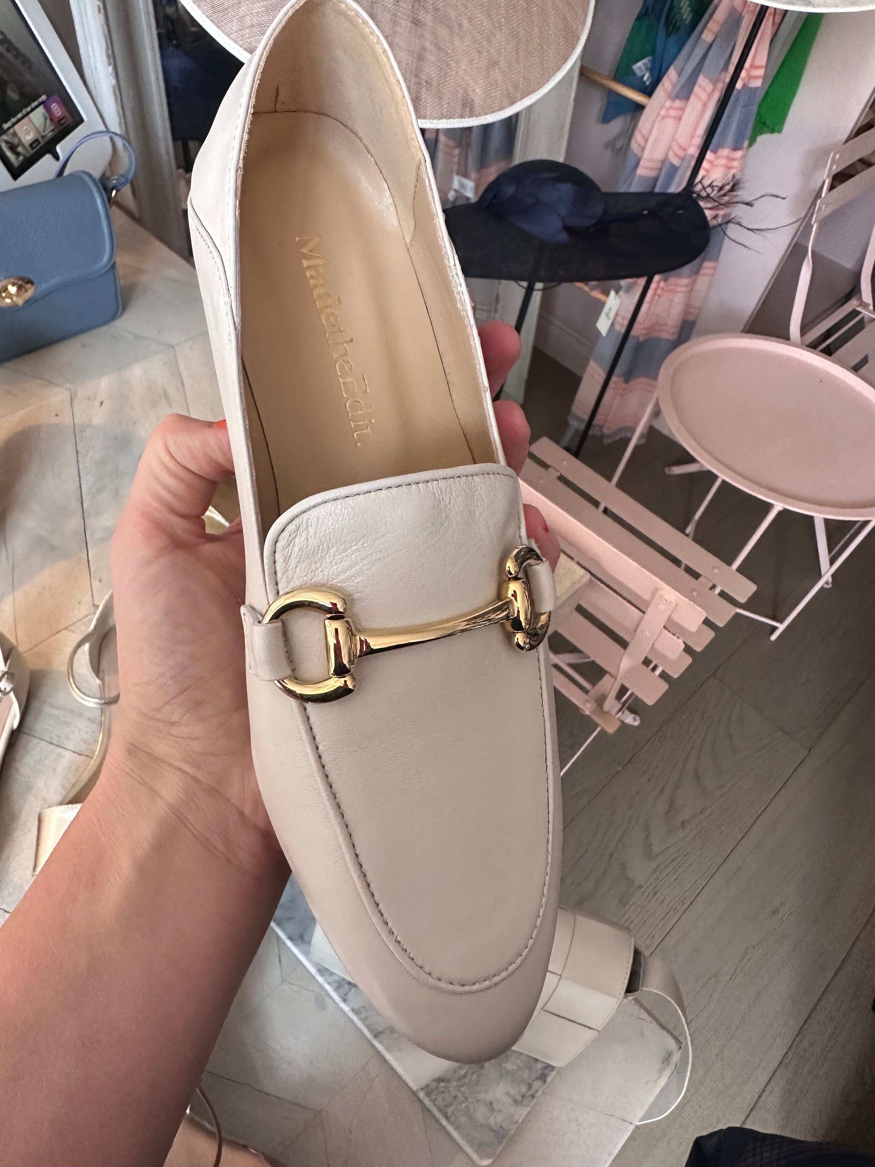 MADE THE EDIT Annie Soft Cream Loafer