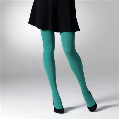 Gipsy Tights  1172 100 Denier Luxury Opaque Tights In Petrol