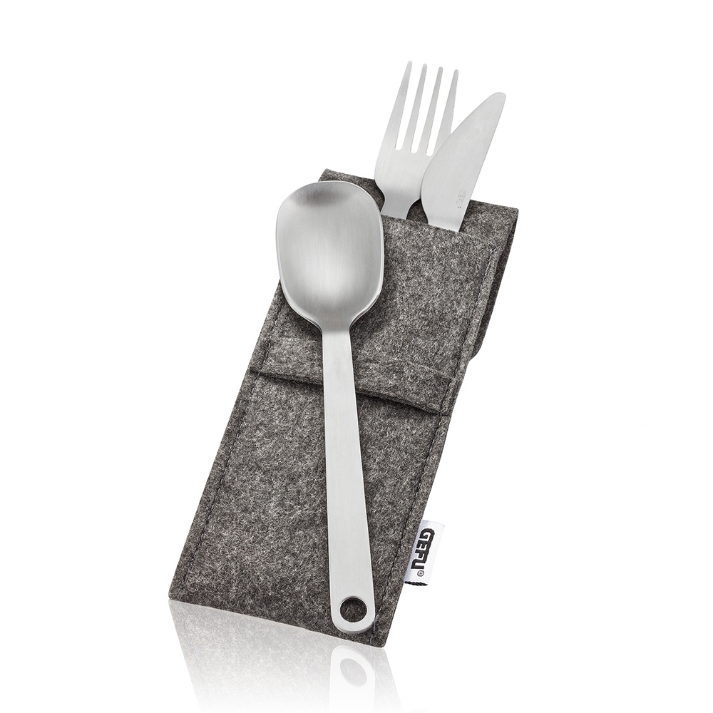 Gefu Germany Gefu Cutlery Set In Stainless Steel Move Design With 4 Pcs