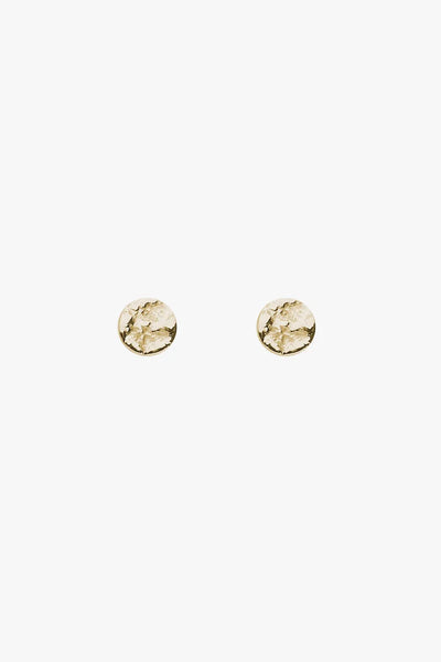 Tutti & Co Beach Stud Earrings - Gold