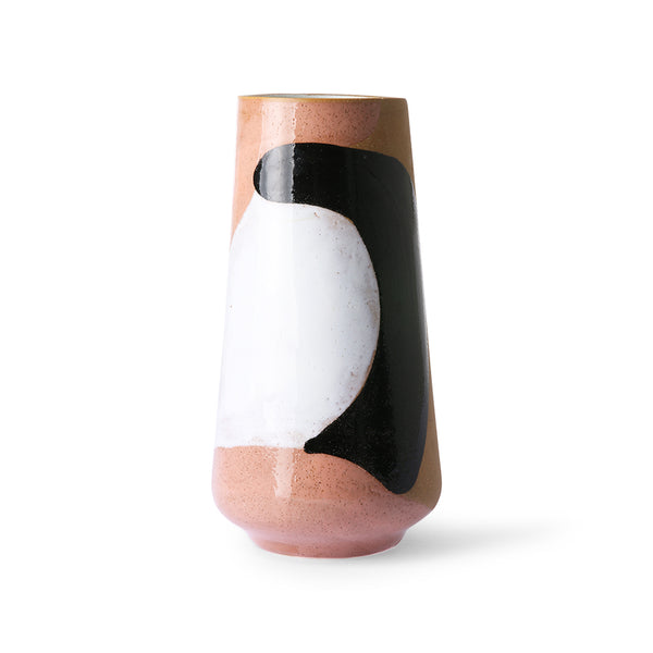 HK Living Ceramic Hand Painted Flower Vase