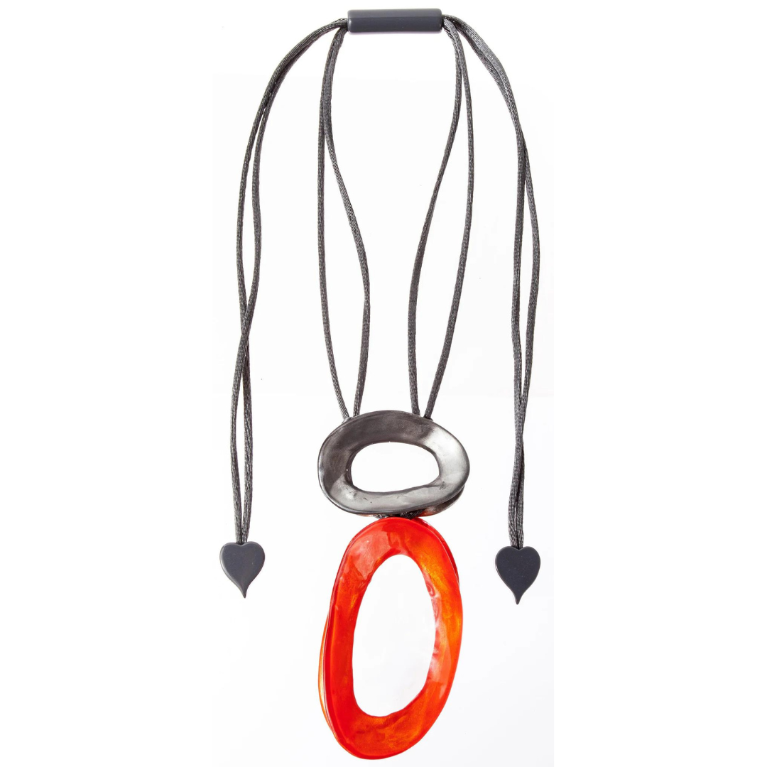 New Arrivals Zsiska Halos Pendant In Orange