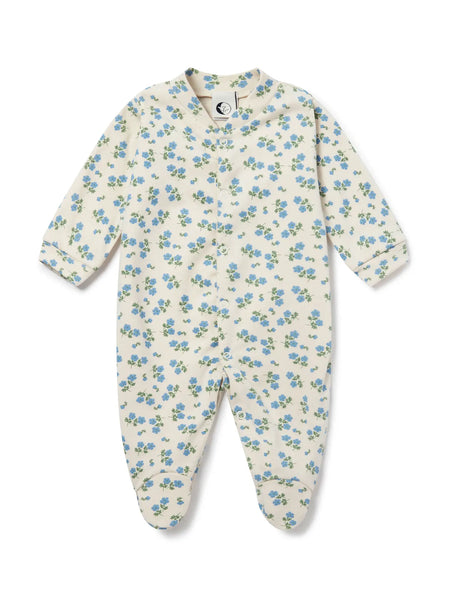 Sleepy Doe : Baby Sleepsuit - Tea Floral