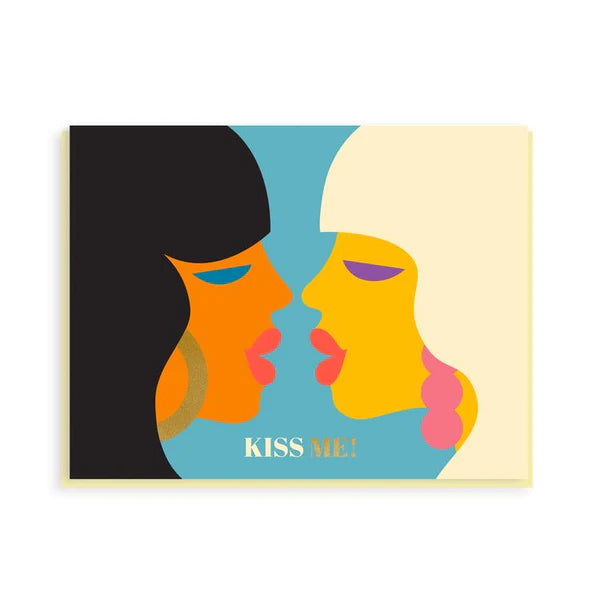 1973 Kiss Me Card