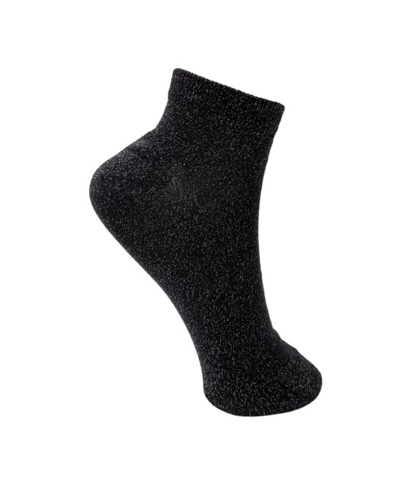 Black Colour Anklet Glitter Sock