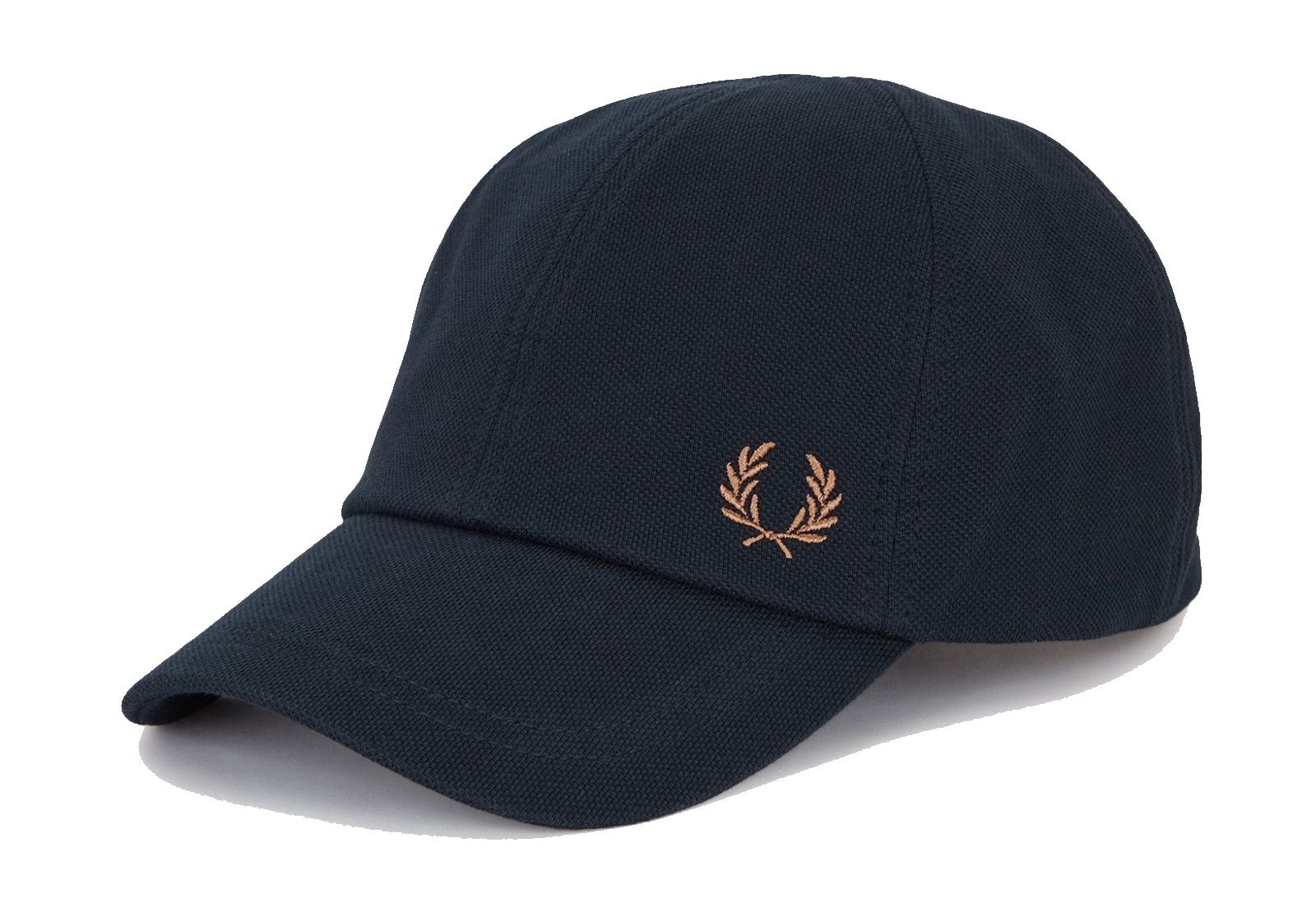 Fred Perry Classic Pique Cap Navy & Shaded Stone