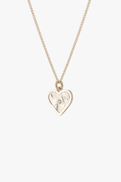 Tutti & Co Loyalty Heart Necklace - Gold