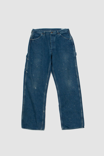 Orslow  Denim Painter Pants Used Wash With Paint
