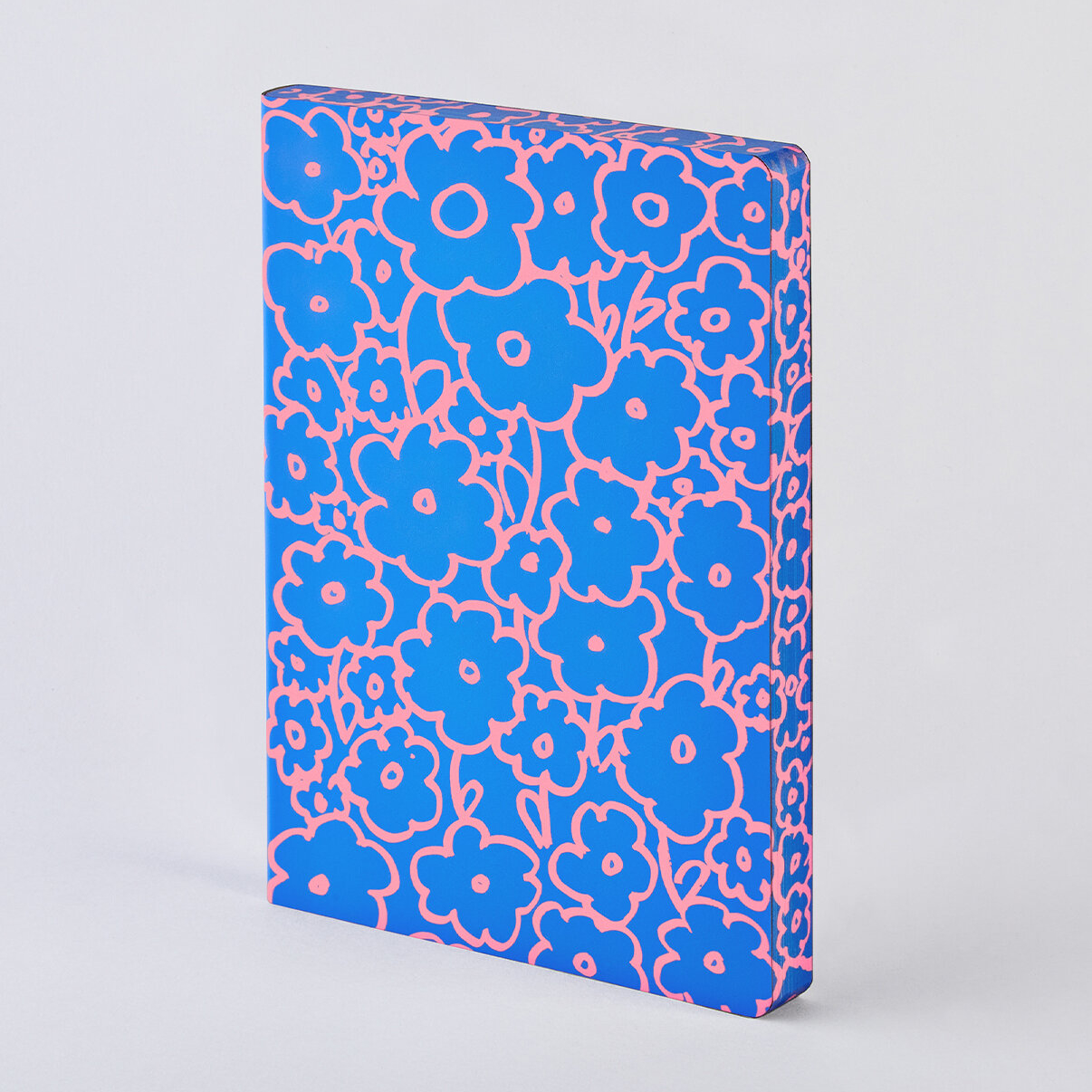 Nuuna Notebook Leather Cover Graphic L Flower Power