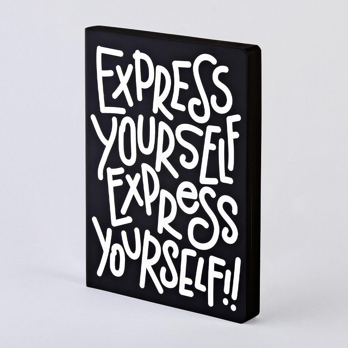 Nuuna Notebook Leather Cover Graphic L Express Yourself