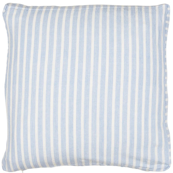 Ib Laursen Cotton Box Cushion - Blue Stripe
