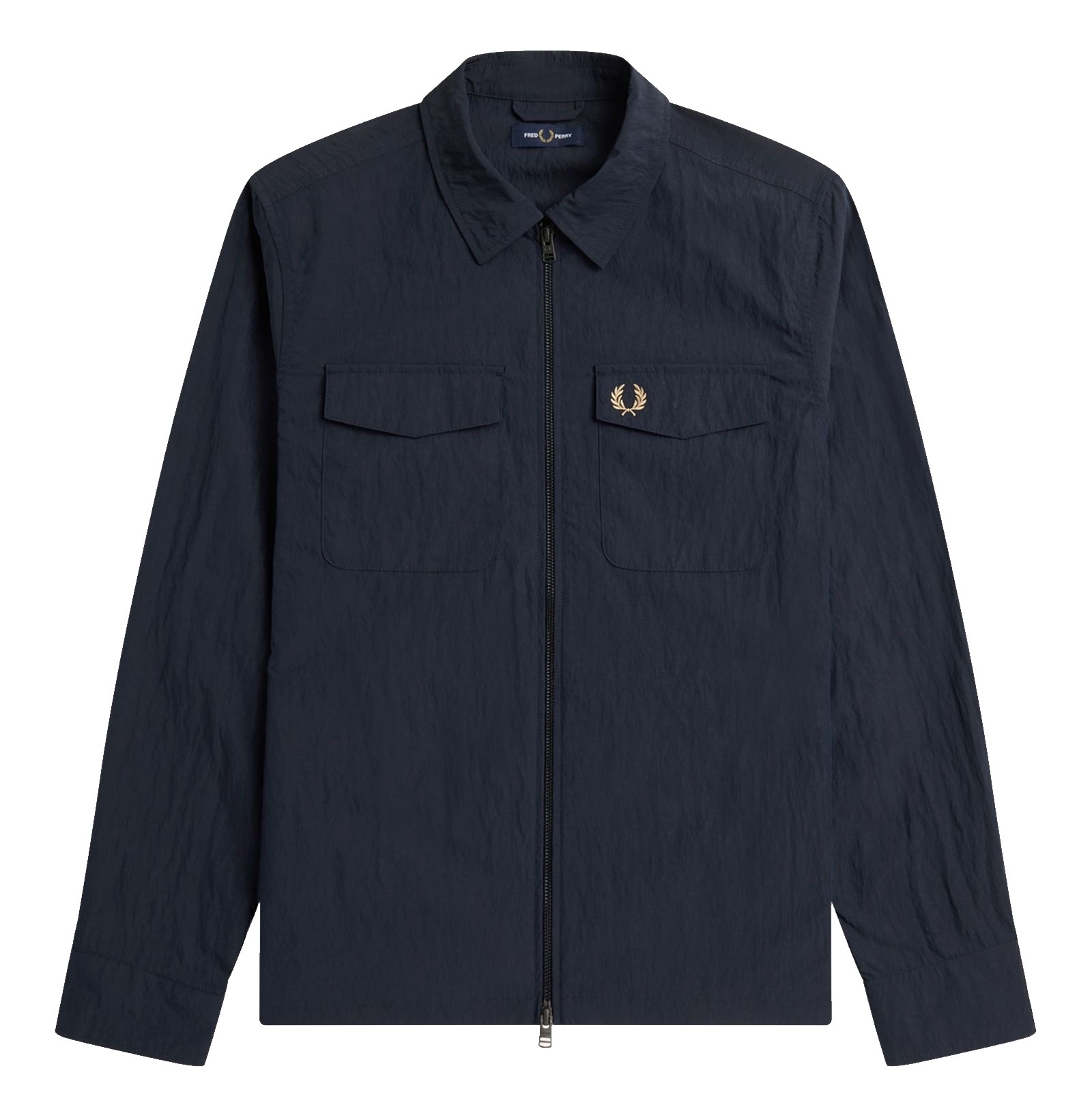 Fred Perry Fred Perry Zip Overshirt Navy