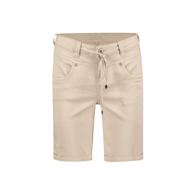 Red Button Trousers Relax Short Sand