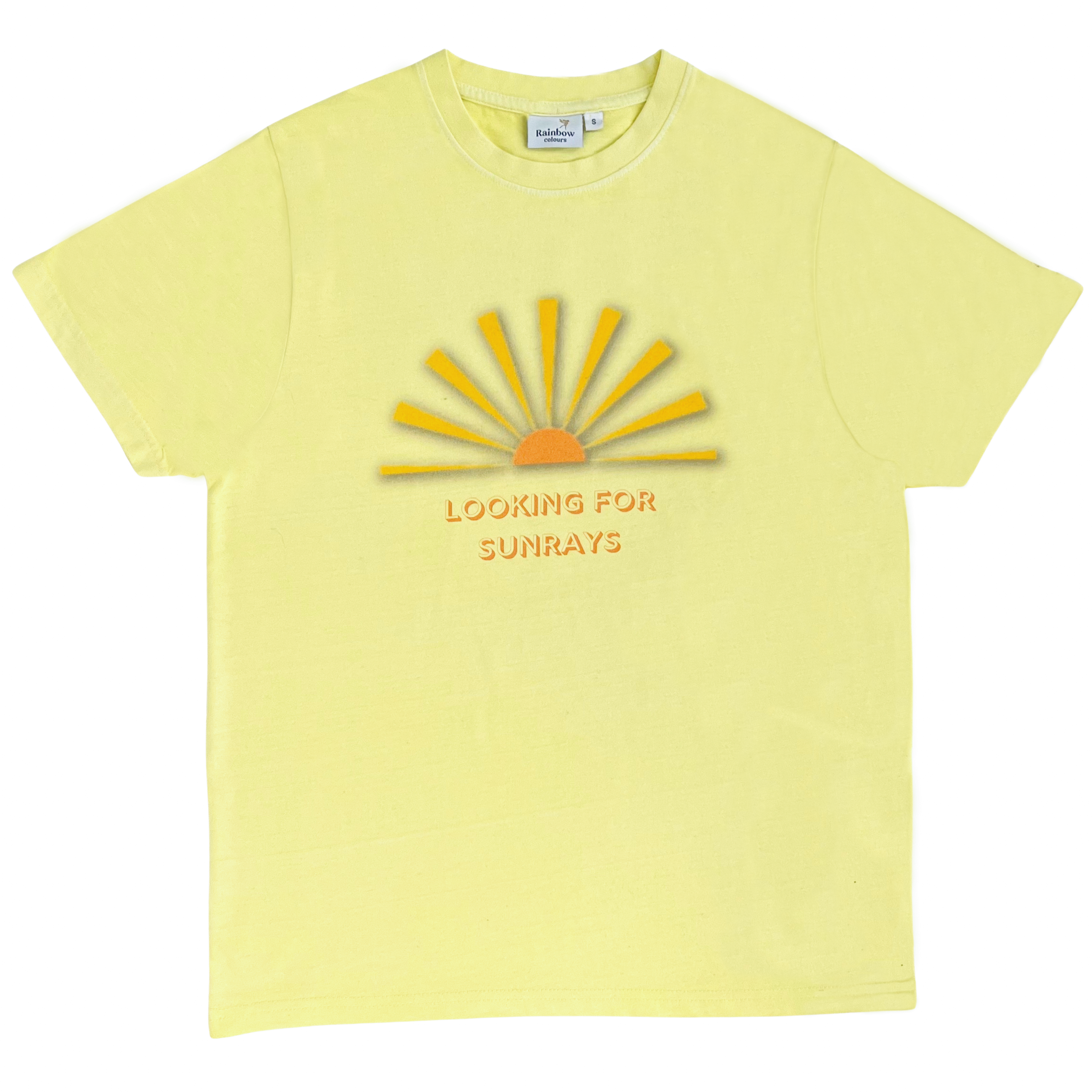 Rainbow Colours London Sunrays T-shirt Lemon