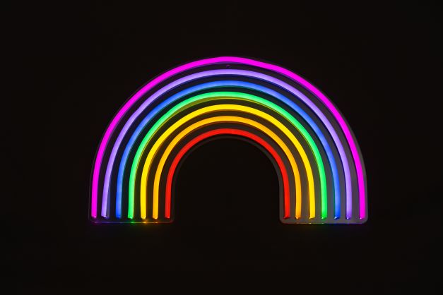 Acrylic Rainbow Neon Light 