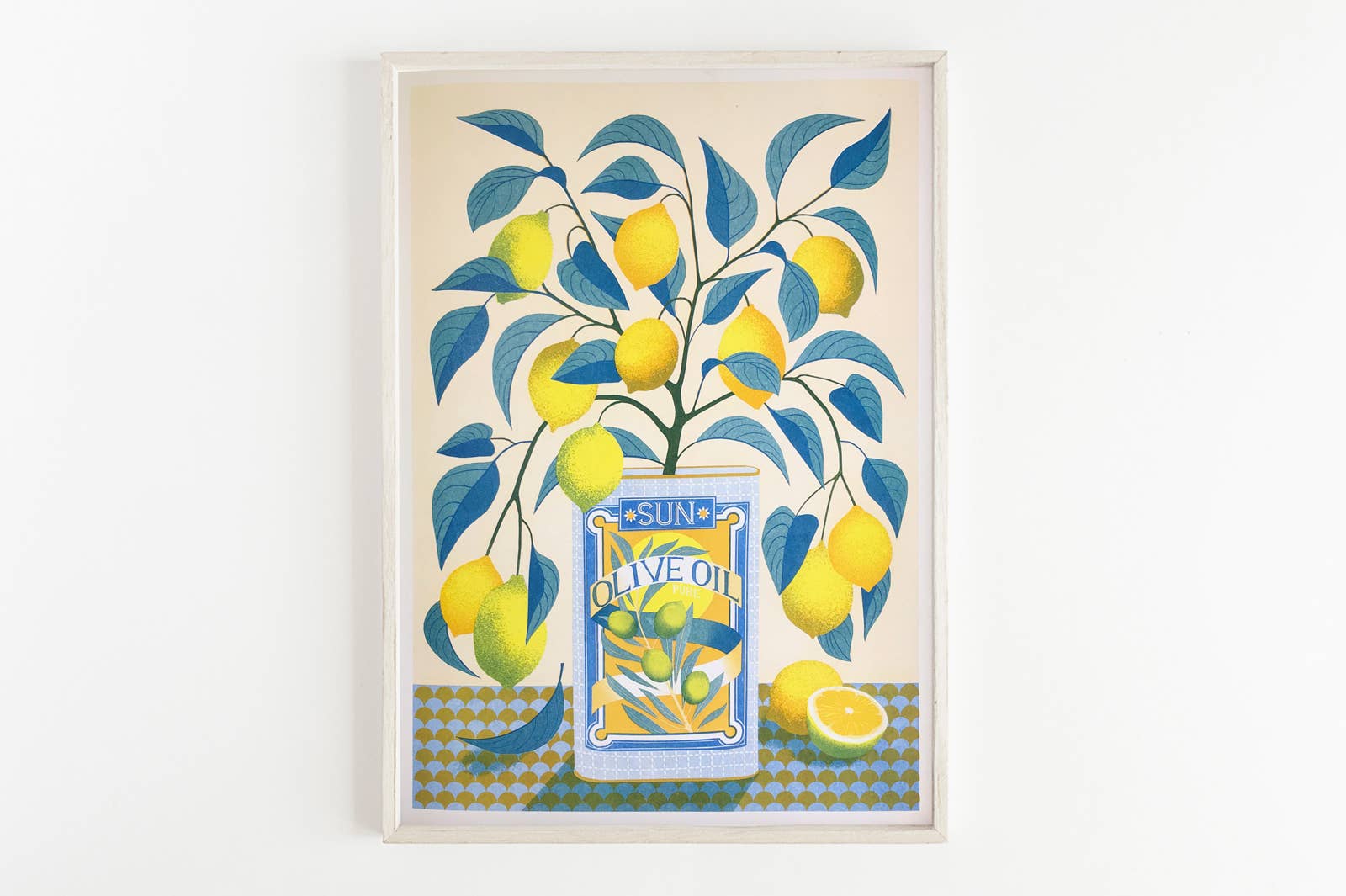 Printer Johnson Lemon Tree A3 Framed Riso Print