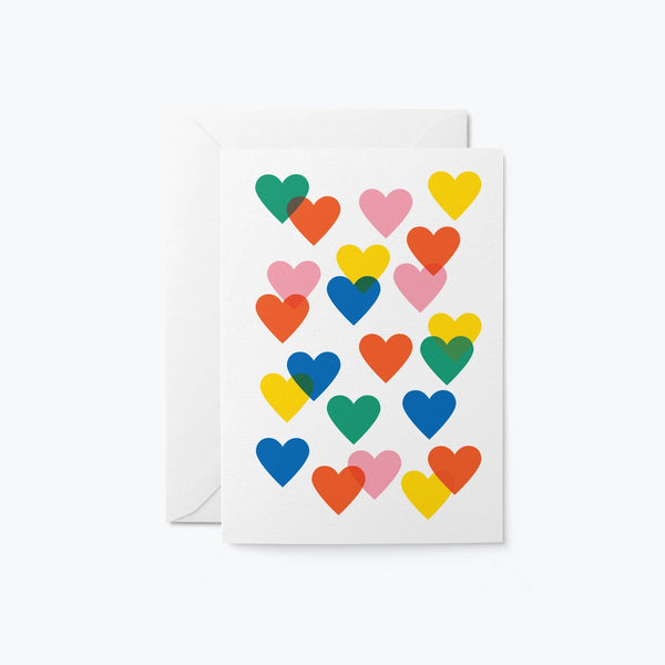 graphic  factory Lots Of Love Greeting Card