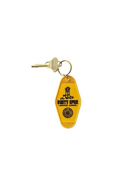 Good & Well Supply Co Rusty Spur Motor Lodge Keychain From