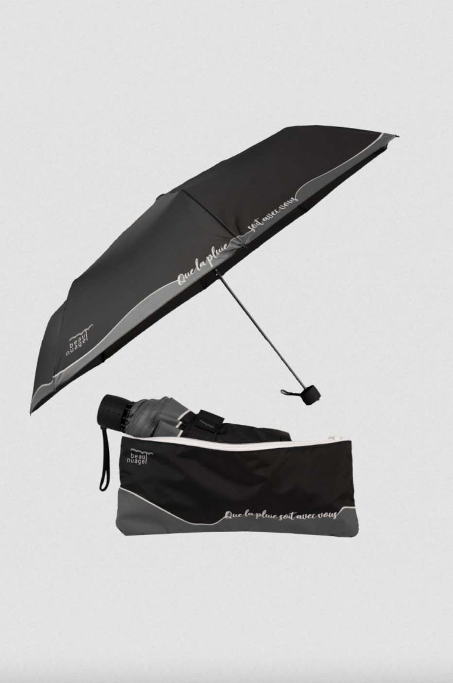 Beau-Nuage Parapluie, L'original Noir immuable 