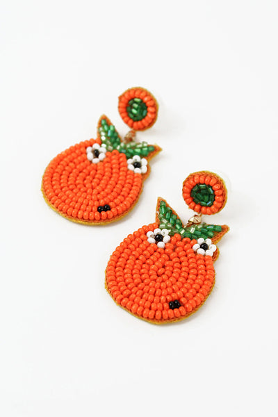 My Doris Mini Orange Earrings