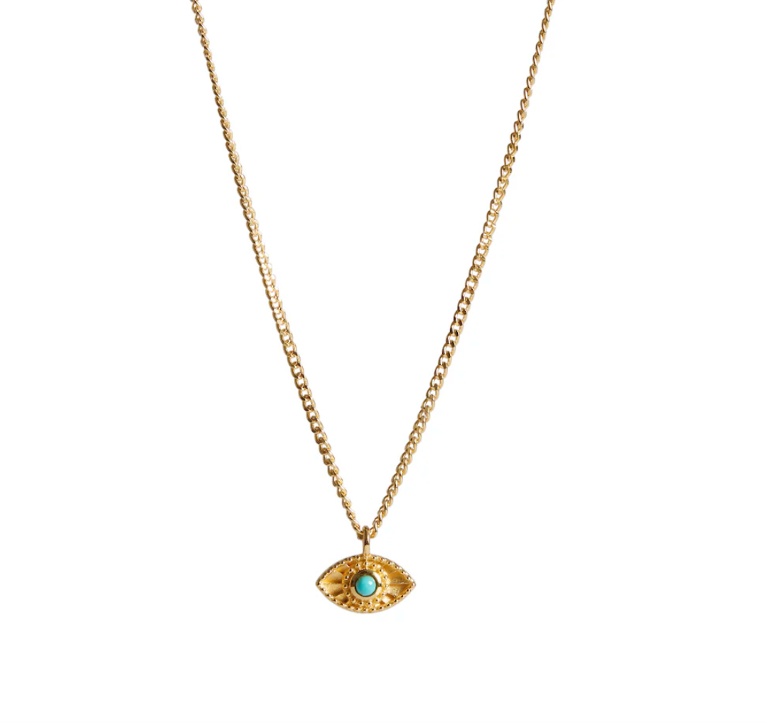 Rachel Entwistle Mini Rays Of Light Turquoise Necklace