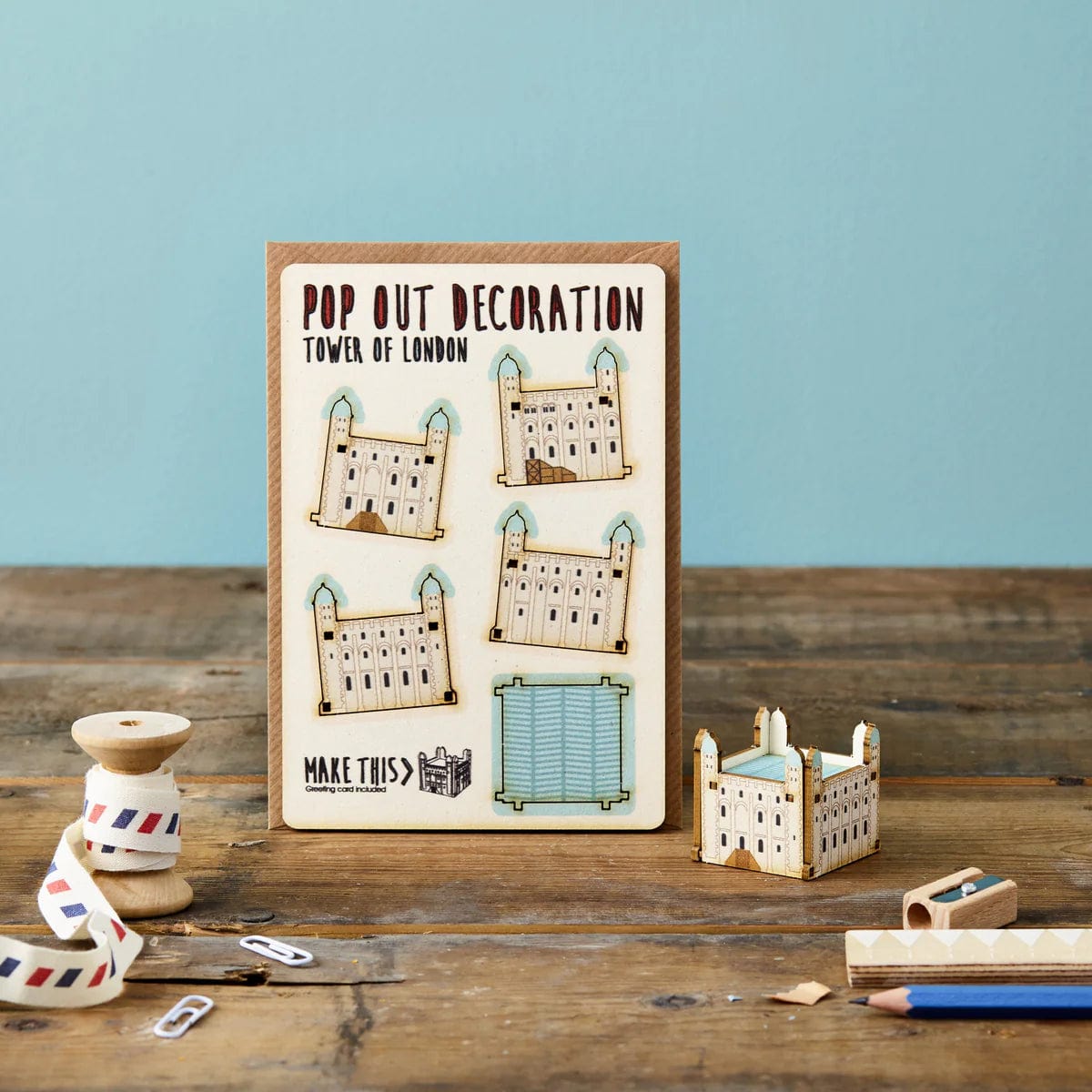 Pop Out Card Company Tower Of London Pop Out Greeting Card